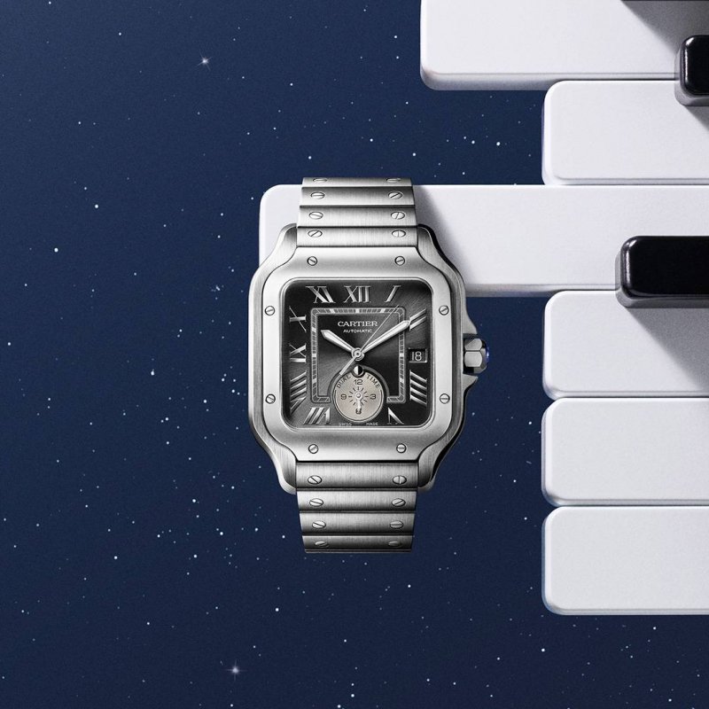 ساعة Santos Dual Time 