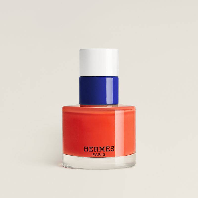 طلاء الأظافر Les Mains Hermès بلون Orange Tonique من دار Hermès – إصدار محدود