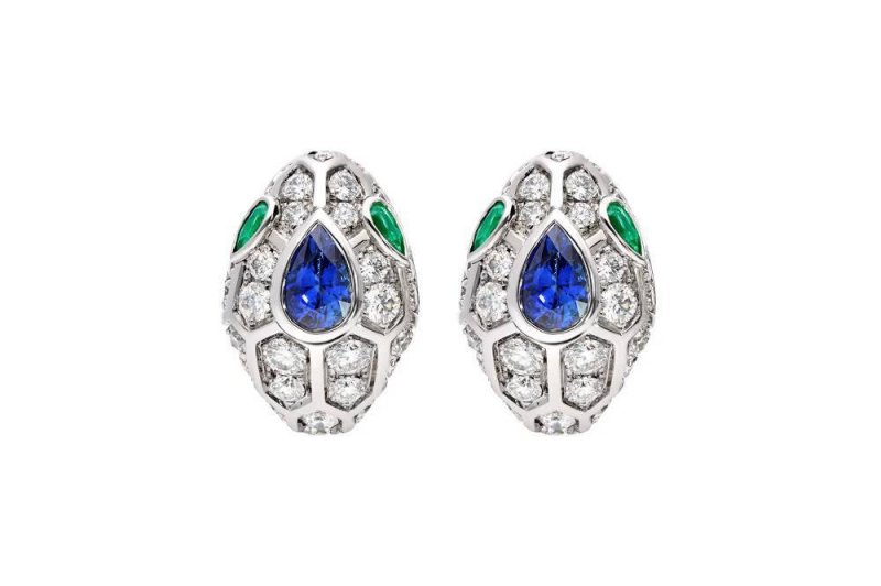 أقراط Serpenti Seduttori من بولغري 
