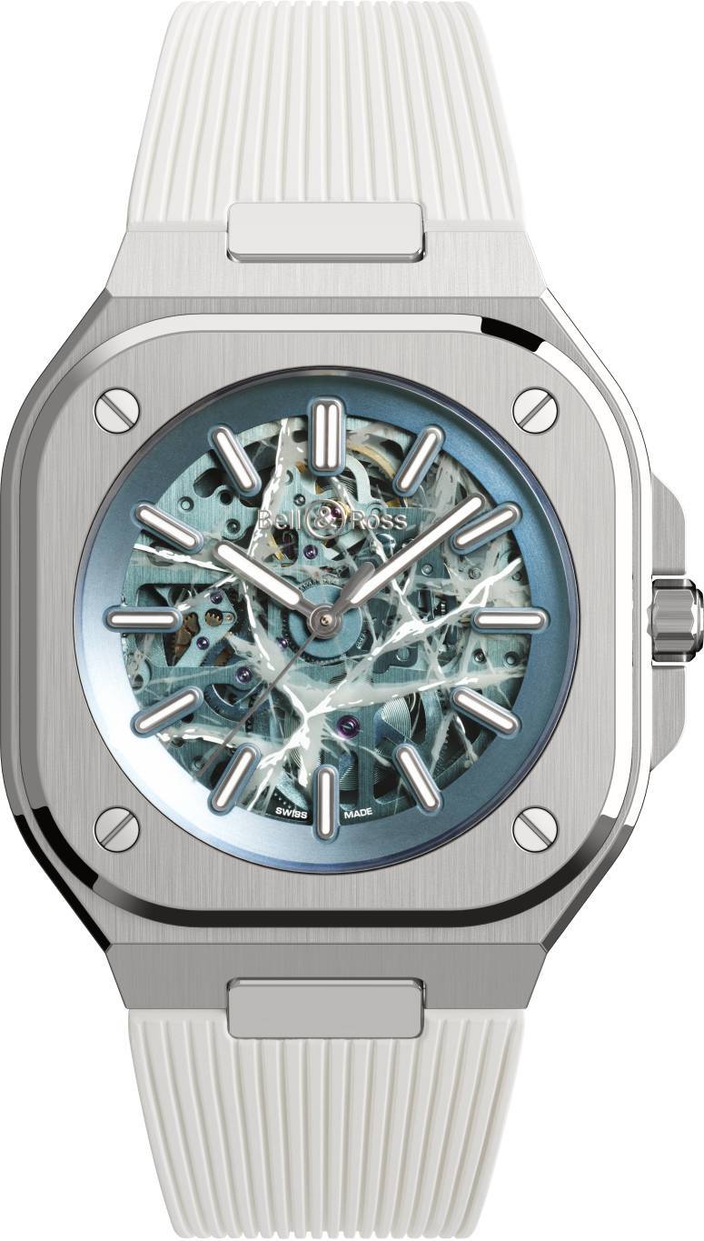 ساعة BR-05 Sketelon Arctic Blue من بيل أند روس