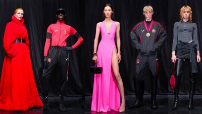 A Balenciaga Winter 2025 Collection Splashed with Colors