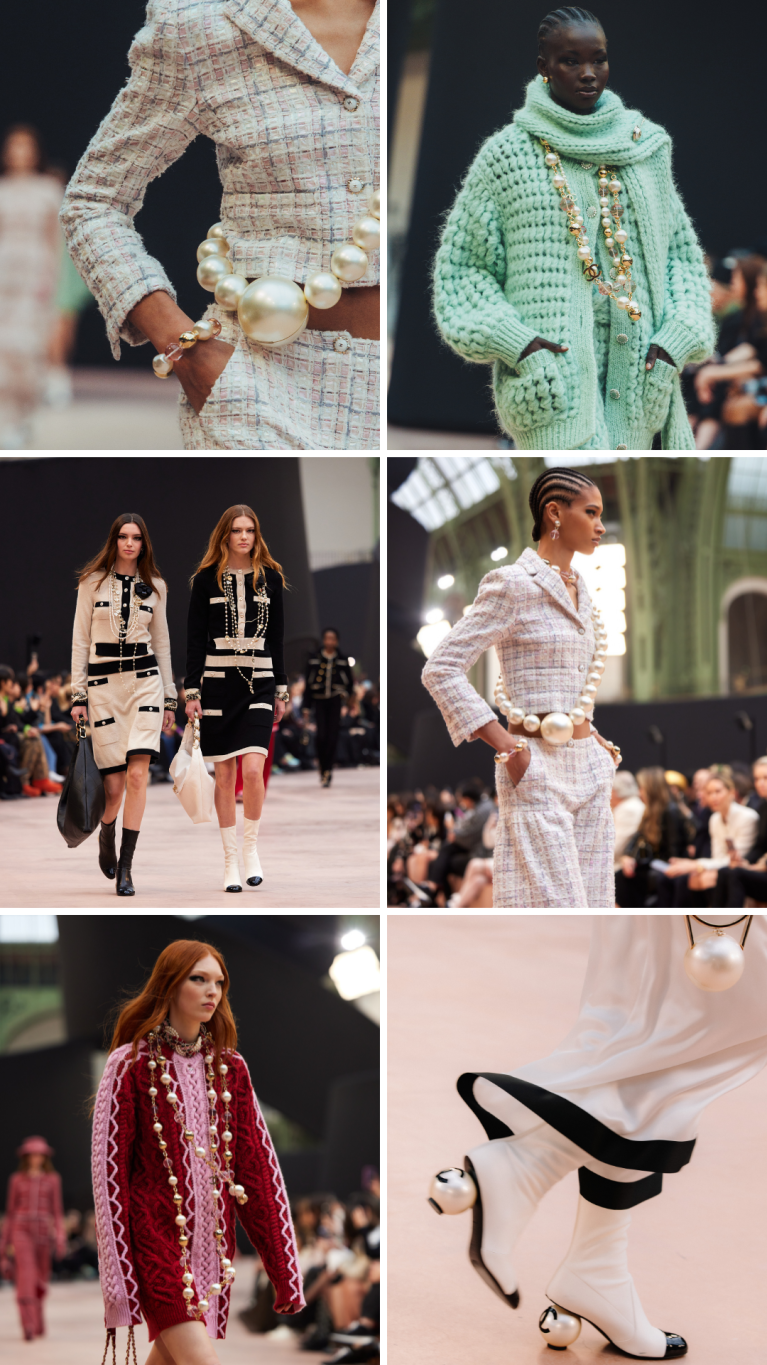 اللؤلؤ في مجموعة شانيل CHANEL للملابس الجاهزة لخريف وشتاء 2025-2026