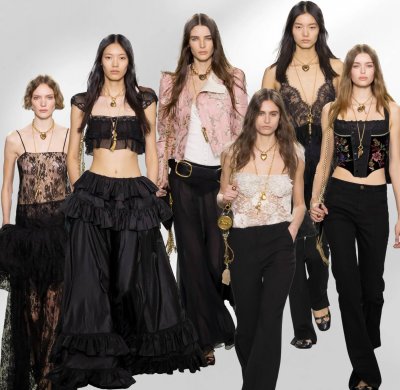 The Diversity of Black Bottoms at Chloé’s Winter 2025 Show