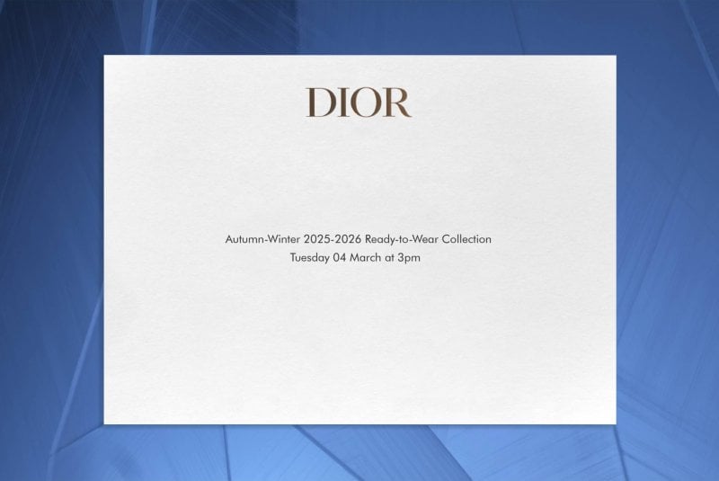 Live Streaming - Dior Fall/Winter 2025-2026 Ready-to-Wear Show