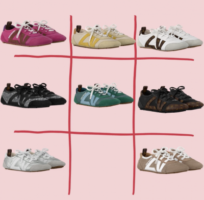 تعرّفي إلى LV Sneakerina، أحذية الباليه في عالم الأحذية الرياضيّة