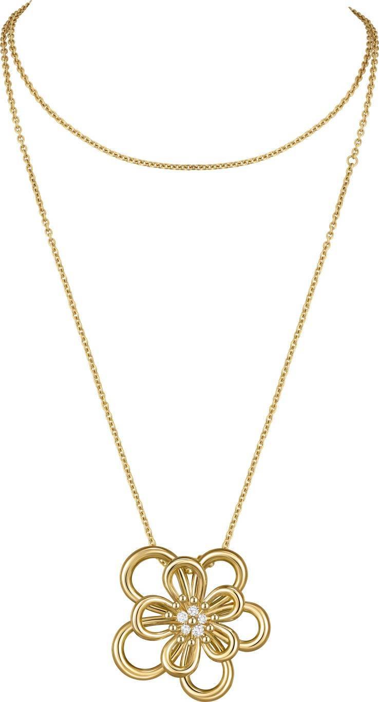 قلادة Flowerlace من فان كليف أند آربلز 