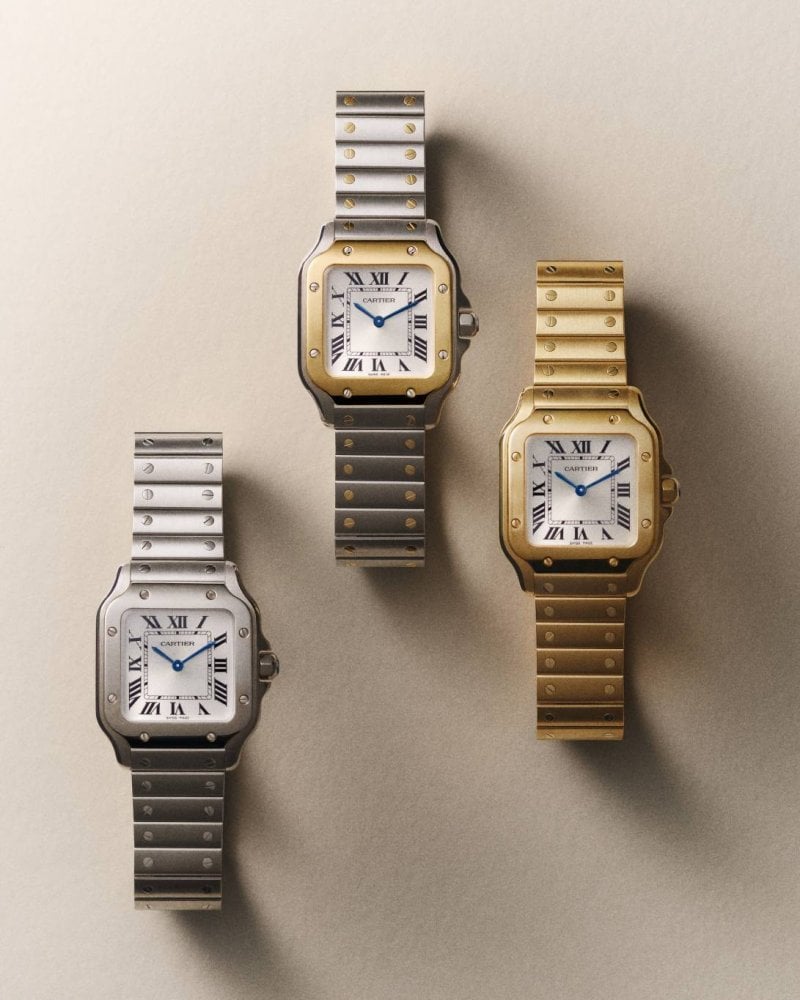 ساعة Santos de Cartier من كارتييه 
