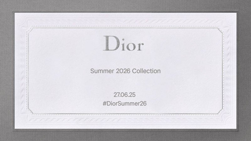 Live Streaming – Dior Men Summer 2026 Show
