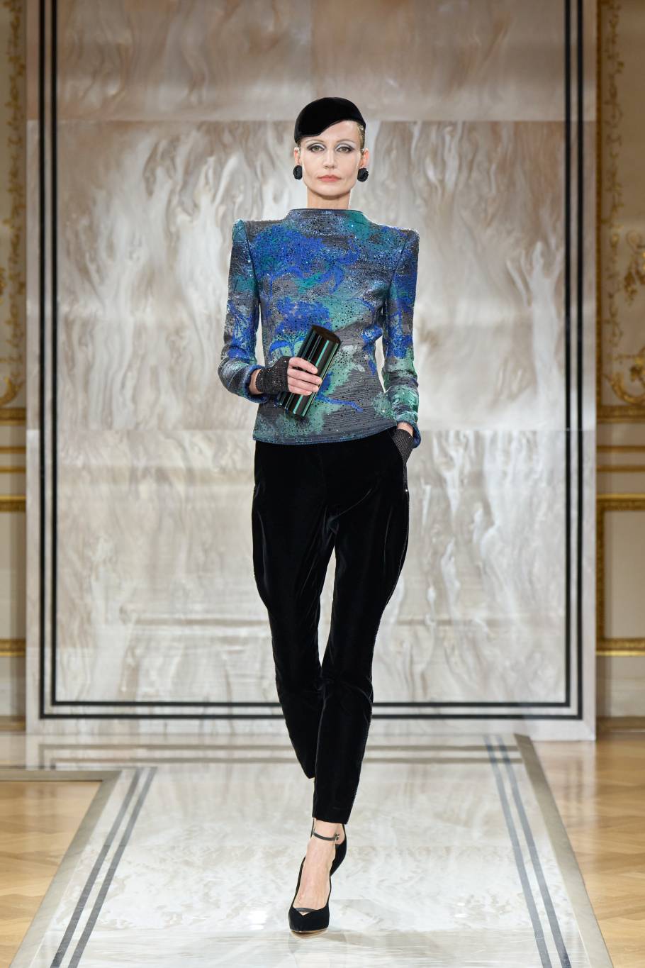 Giorgio Armani Privé Redefines Black with Haute Couture | Azyaamode