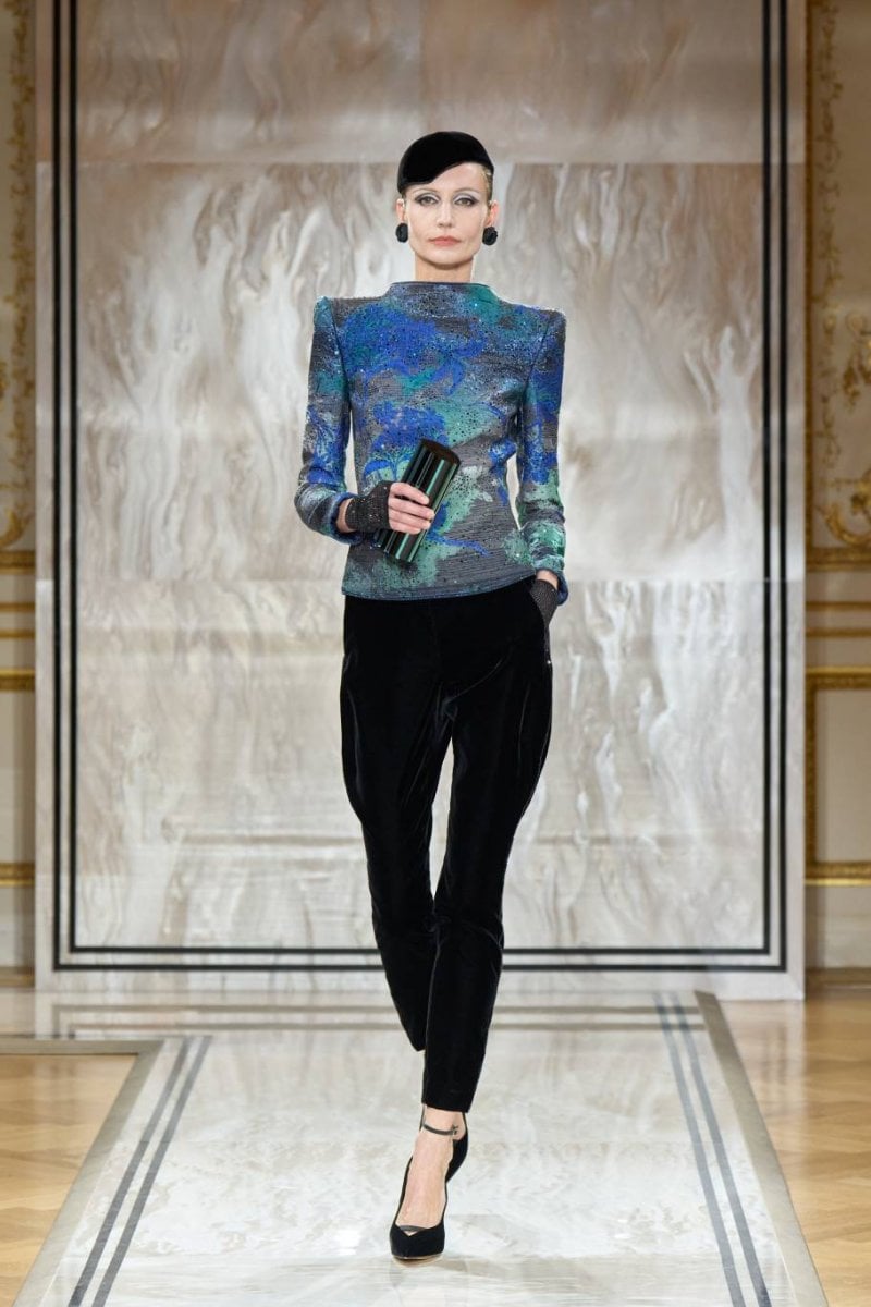 Giorgio Armani Privé Redefines Black with Haute Couture