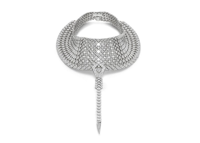 عقد Serpenti de Tulle الراقي من بولغري
