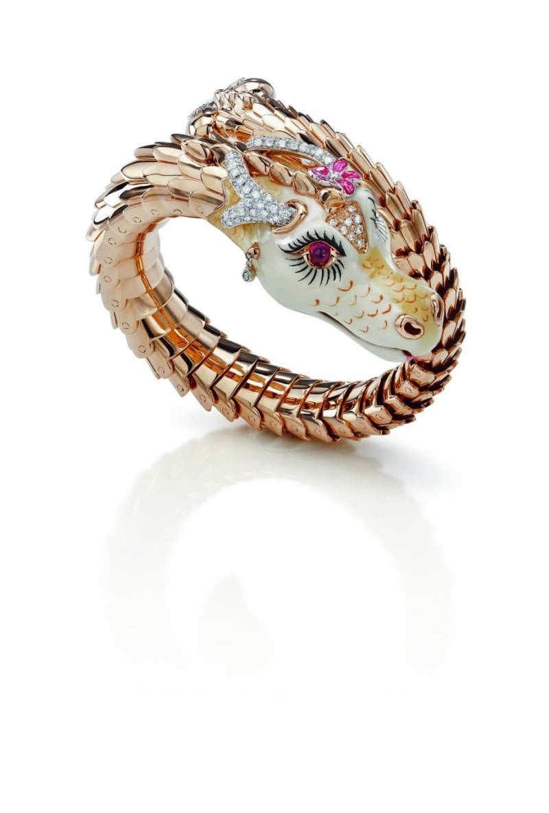 خاتم Animalier Lady Dragon من روبيرتو كوين 
