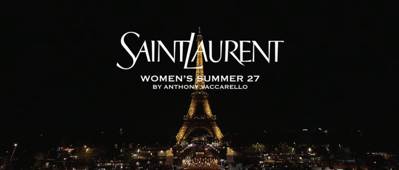Saint Laurent Summer 2027: The Golden Hour