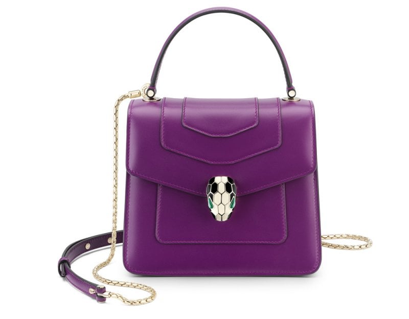 Serpenti Forever top handle cross body bag<br />
&nbsp;