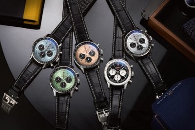 Breitling Celebrates Its Navitimer&rsquo;s 70s in Bold Colors and Enhanced Styling
