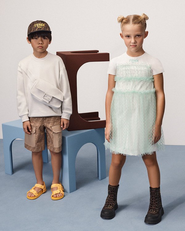 Fendi toddler girl clothes store