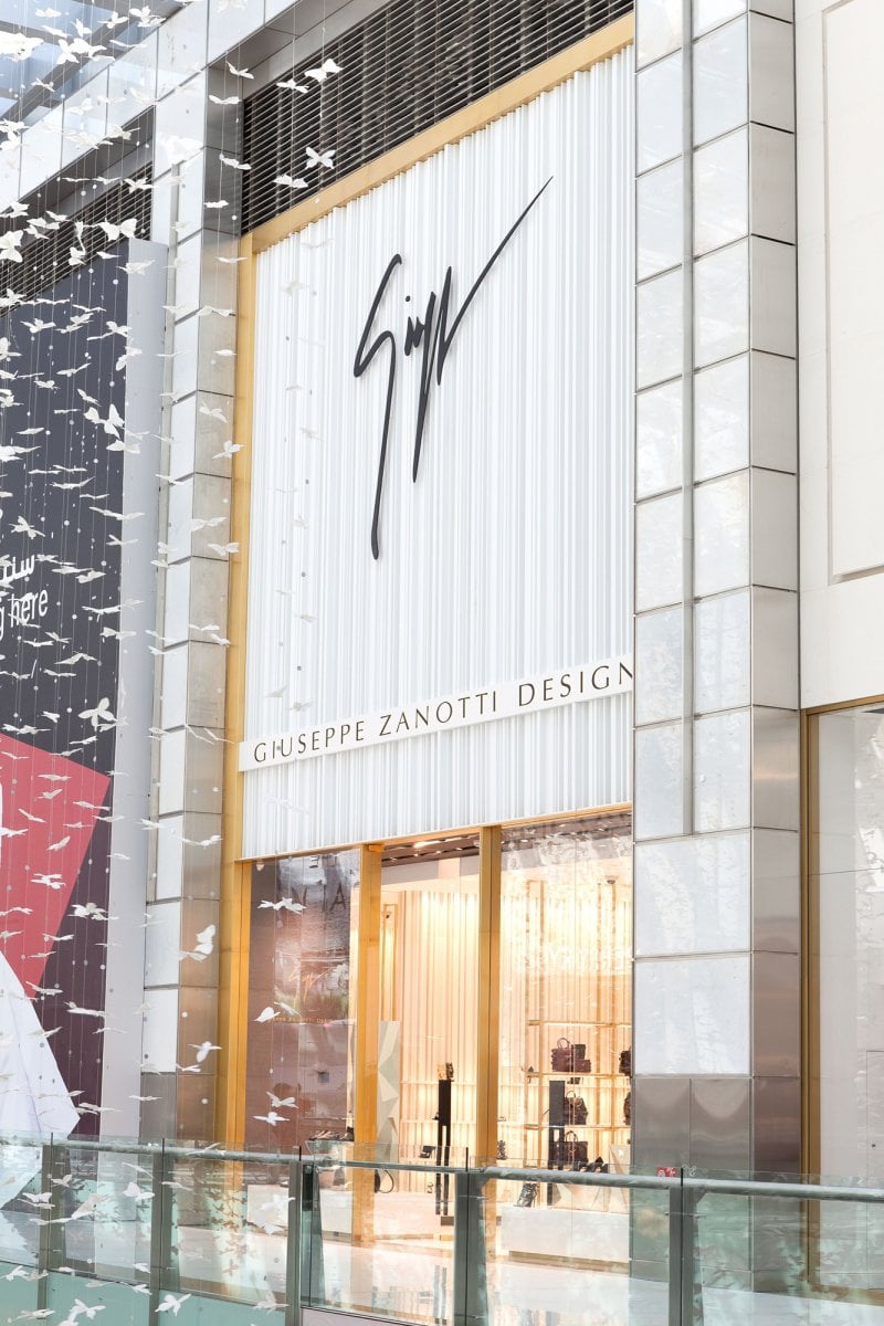Giuseppe Zanotti Design Opens New Flagship Store in Dubai Mall