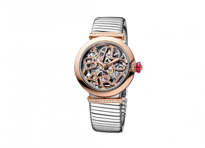<strong>Bvlgari</strong>, LVCEA Tubogas Skeleton watch<br />