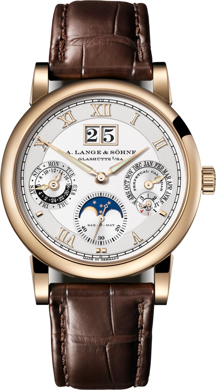 <strong>A. Lange & Söhne</strong>, Langematik Perpetual Honeygold watch<br />