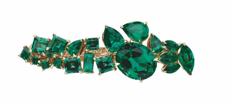 <strong>Dior</strong>, Gem Dior high jewelry collection, Vert Gazon double ring<br />
 
