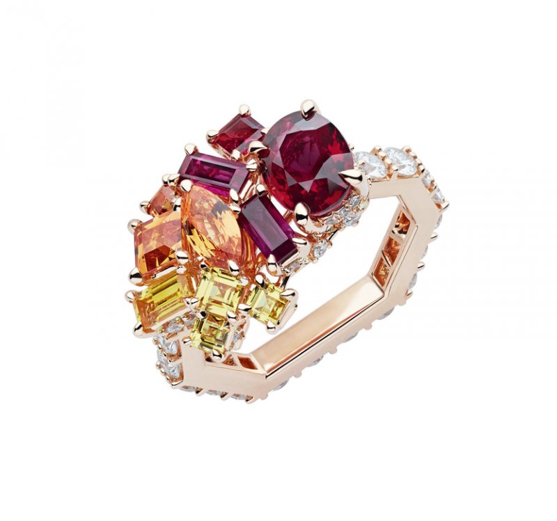 <strong>Dior</strong>, Gem Dior high jewelry collection, Rouge Coquelicot ring<br />