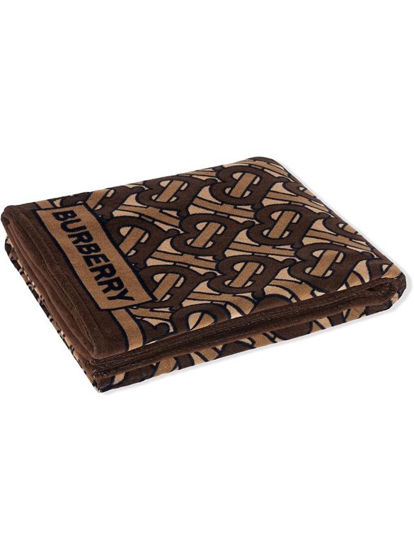 <strong>Burberry</strong>, monogram print cotton towel<br /> <em>Available at Farfetch </em><br />