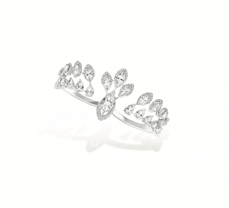 <strong>Messika Paris</strong>, Desert Bloom high jewelry collection, Diamond Catcher ring<br />
 