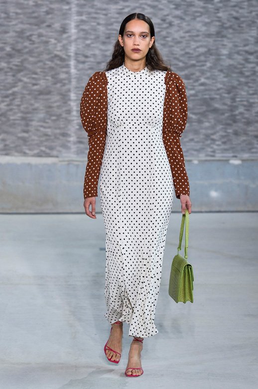 Rejina pyo polka dot dress top