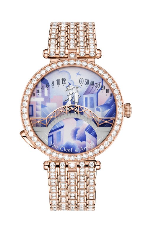 <strong>Van Cleef & Arpels</strong>, Pont des Amoureux Jour watch<br />
 