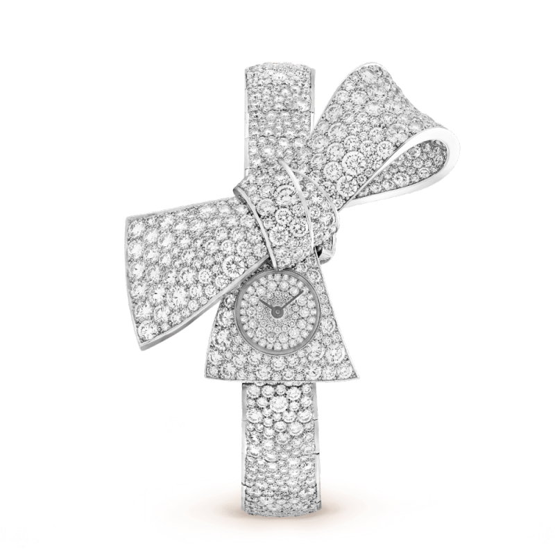 <strong>Van Cleef & Arpels</strong>, Ruban Secret high jewelry watch<br />
 