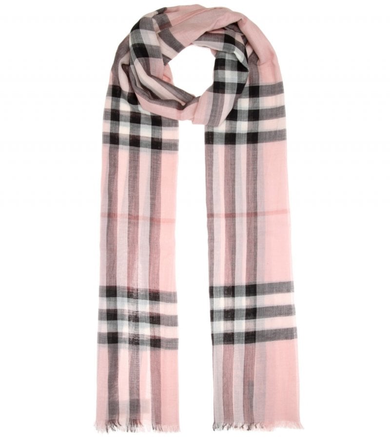 Burberry scarf<br /> <em>Via Mytheresa.com</em>