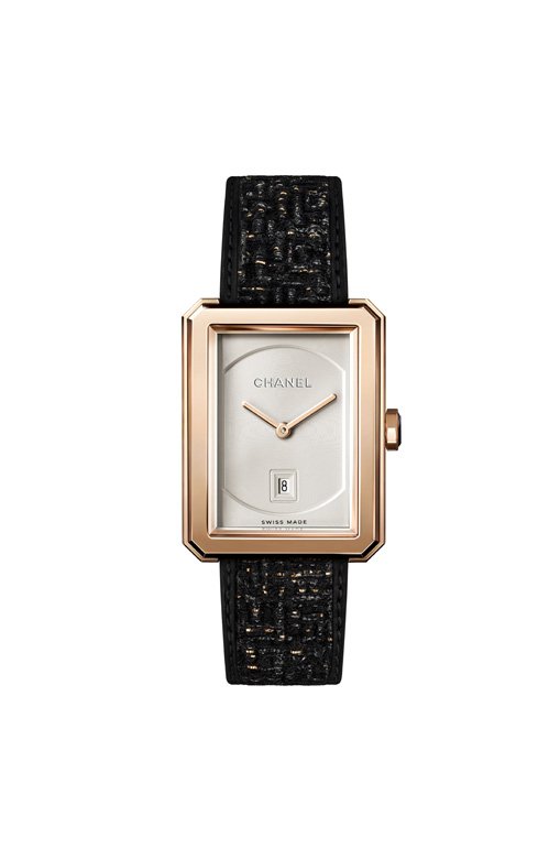 <strong>CHANEL</strong>, Première Boy Tweedy Strap watch<br />
 