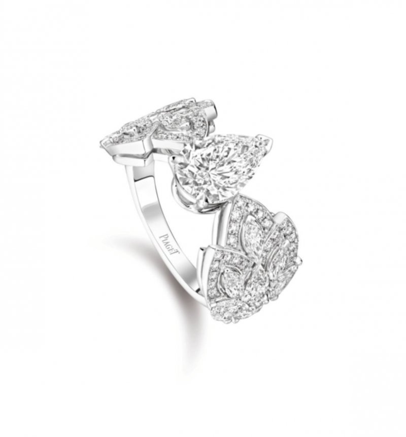 <strong>Piaget</strong>, Golden Oasis high jewelry collection, White Titanota ring