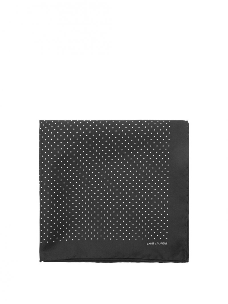 Saint Laurent pocket square<br /> <em>Via Matches Fashion</em><br />
&nbsp;