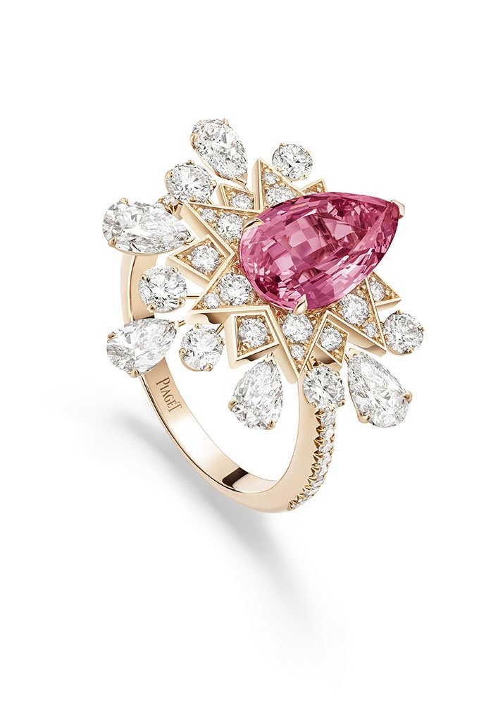 <strong>Piaget</strong>, Golden Oasis high jewelry collection, Hypnotic Lights ring<br />
 