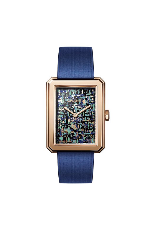 <strong>CHANEL</strong>, Première Boy Tweed Art watch<br />
 