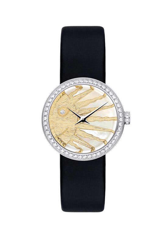 <strong>Dior</strong>, La D de Dior Rose Celeste watch<br />
 