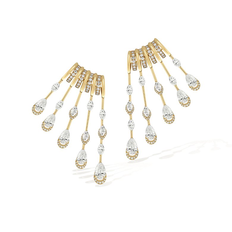 <strong>Messika Paris</strong>, Sun Tribe high jewelry earrings<br />
 
