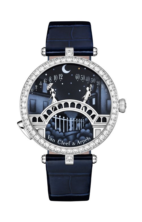 <strong>Van Cleef & Arpels</strong>, Pont des Amoureux Nuit watch<br />
 