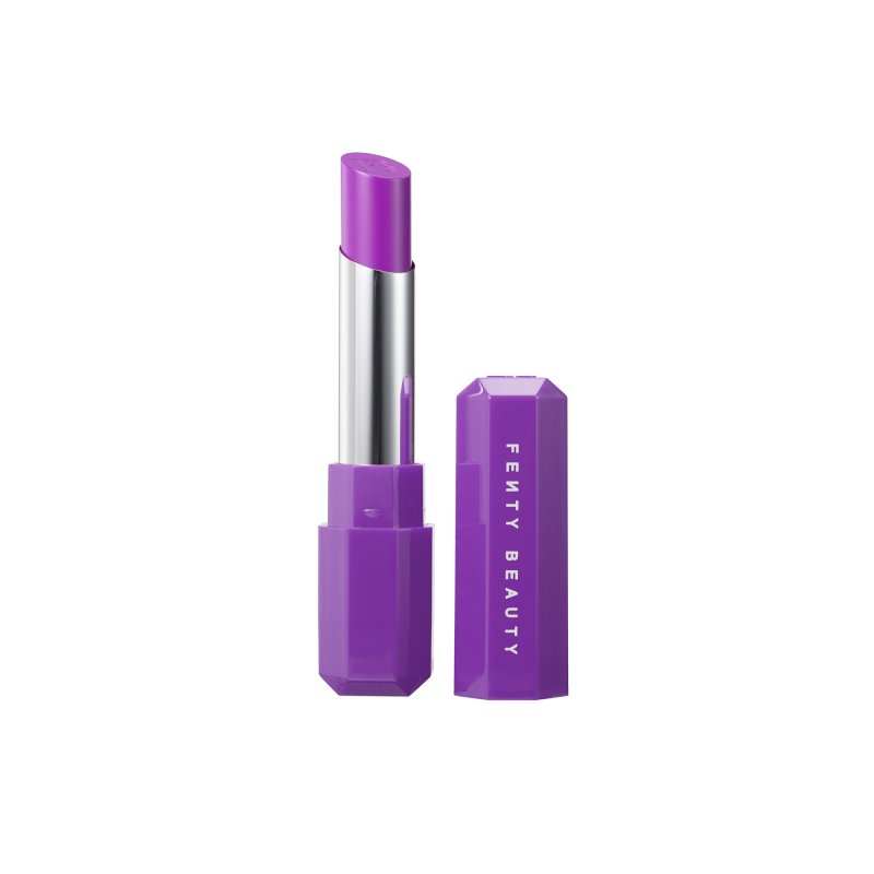 Fenty Beauty, Poutsicle Juicy Satin lipstick in Purpsicle