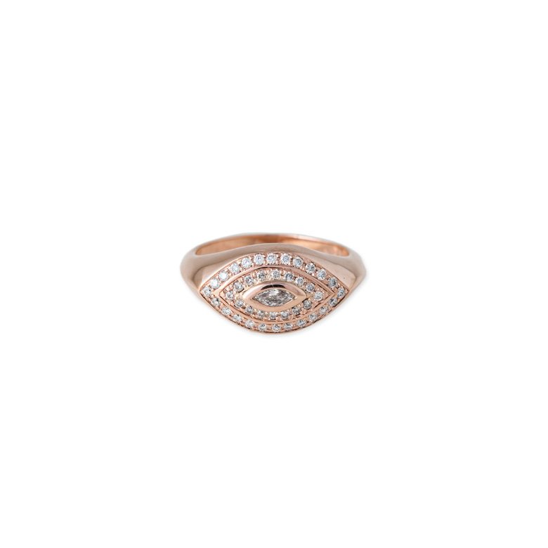 <strong>Jacquie Aiche</strong> Halo Eye ring<br />
 