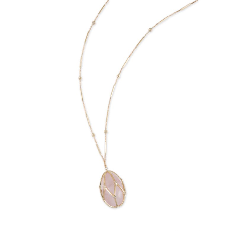 <strong>Jacquie Aiche</strong>, Crystal pendant<br />
 