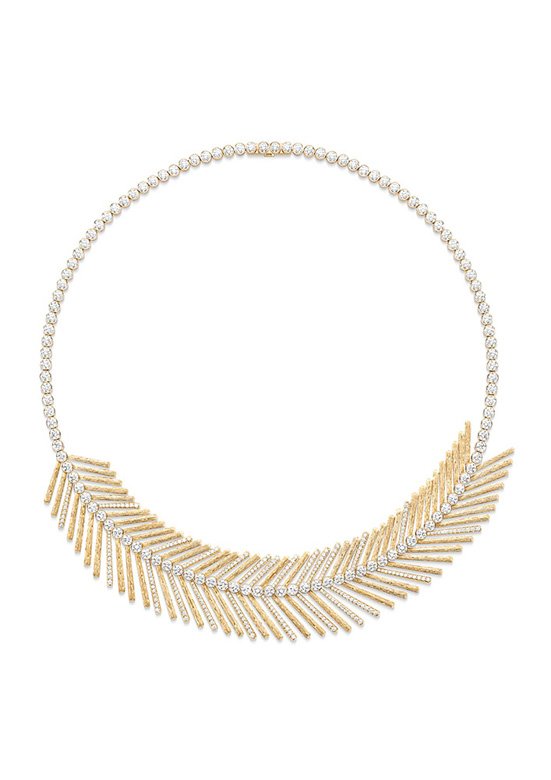 <strong>Piaget</strong>, Golden Oasis high jewelry collection, Desert Palm necklace<br />
 