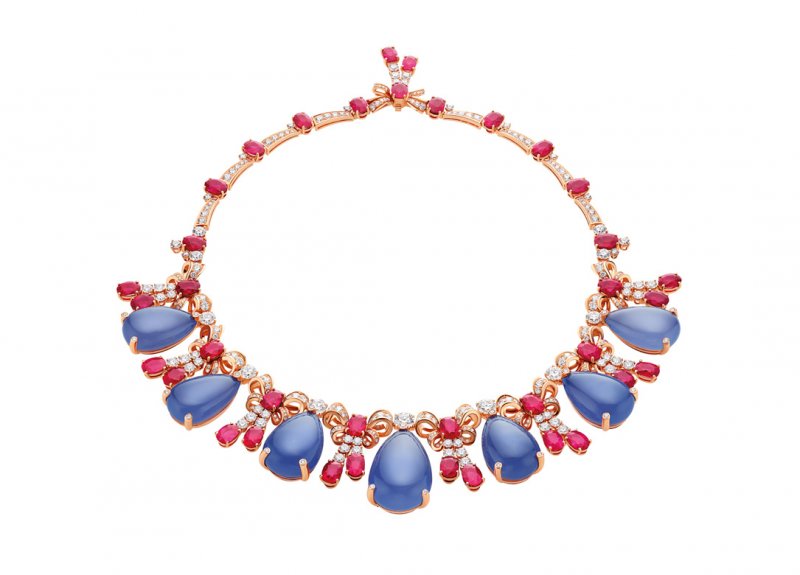 <strong>Bvlgari</strong>, Cinemagia high jewelry collection, Sweet Bows necklace