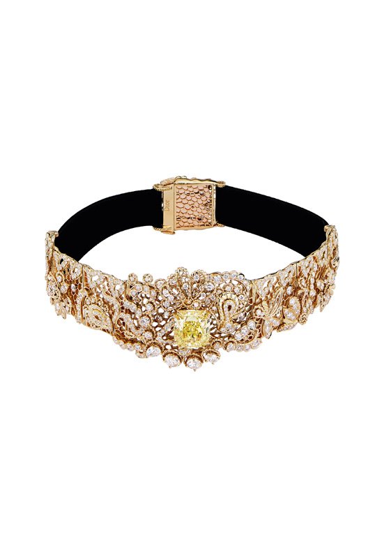 <strong>Dior</strong>, Dior Dior Dior high jewelry collection, Dentelle Guipure necklace<br />
 