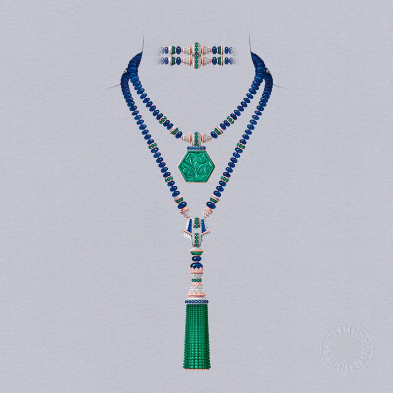 <strong>Van Cleef & Arpels</strong>, Romeo & Juliet high jewelry collection, Giardino necklace