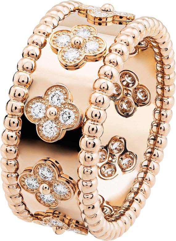 <strong>Van Cleef & Arpels</strong>, Perlée Clover ring<br />