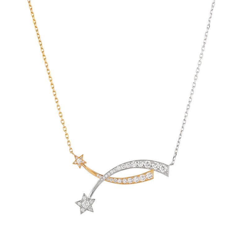 <p>CHANEL, Comètes Entrelacés pendant</p>

