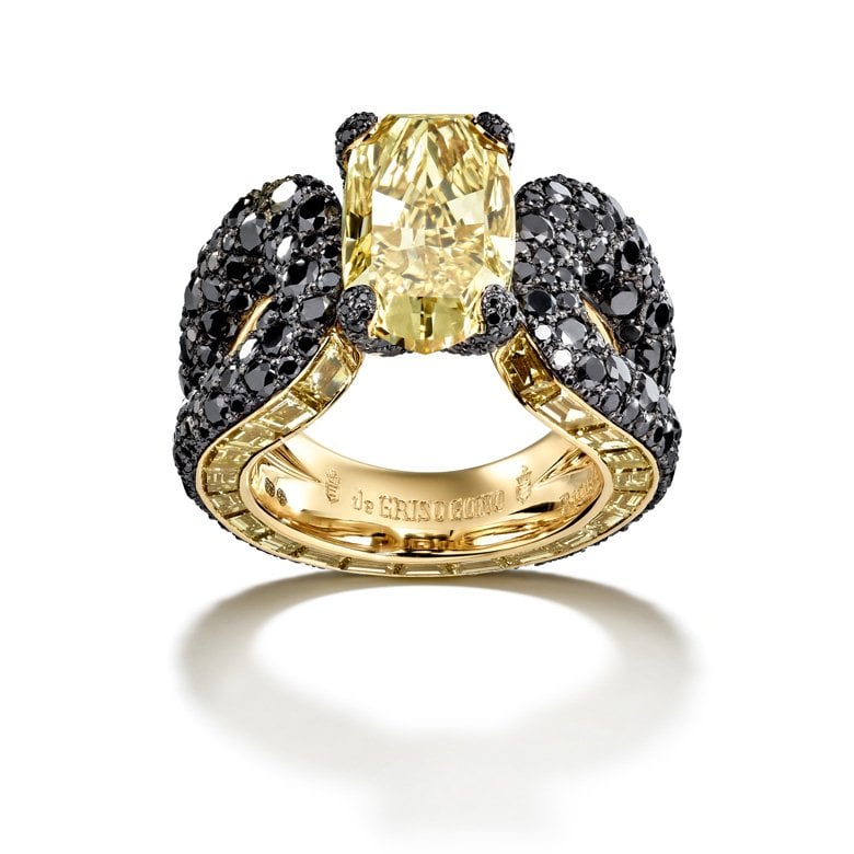 <strong>de Grisogono</strong>, The Art of Technicolor high jewelry collection ring<br />
 
