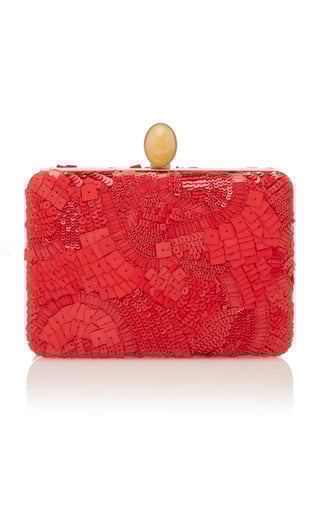 Oscar De La Renta clutch<br /> <em>Via Moda Operandi</em><br />
&nbsp;